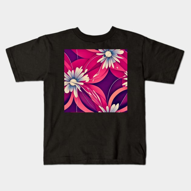 Beautiful Floral pattern, model 17 Kids T-Shirt by Endless-Designs